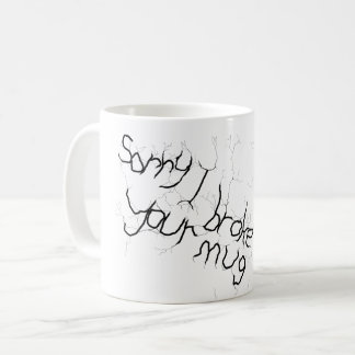 Mug remplacement de l'effet fissuré