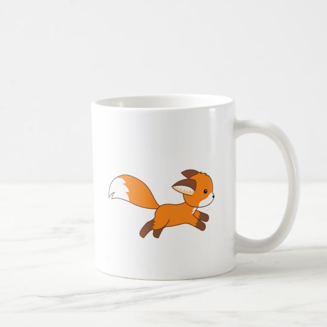 Mug Renard coureur mignon (Droite)