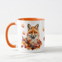 Renard d'automne avec Feuilles d'automne - Seasaso