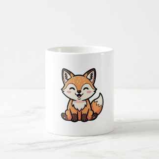 Mug Renard effronté – Illustration mignonne Kawaii