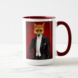 Mug Renard En Costume De Soirée, Portrait