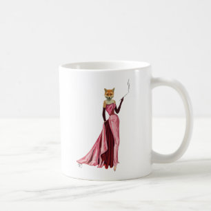 Mug Renard glamour en rose