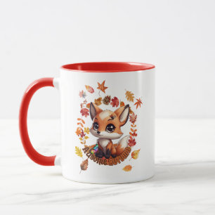 Mug Renard mignon “Ausome Automne” – Sensibilisation