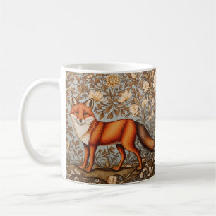 Mug Renard qui marche inspiré de William Morris