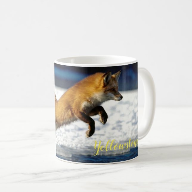Mug Renard roux de Yellowstone (Devant droit)