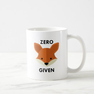 Mug Renard zéro donné