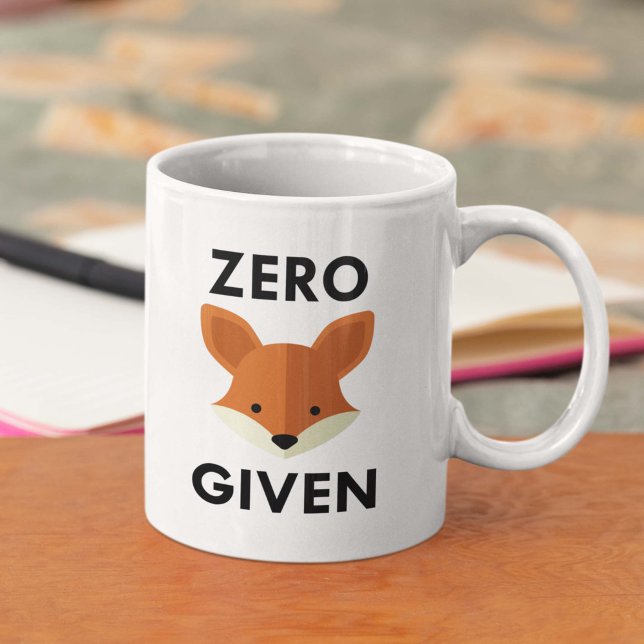 Mug Renard zéro donné (Créateur téléchargé)