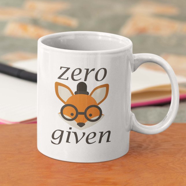 Mug Renard zéro donné (Zero Fox Given Mug)