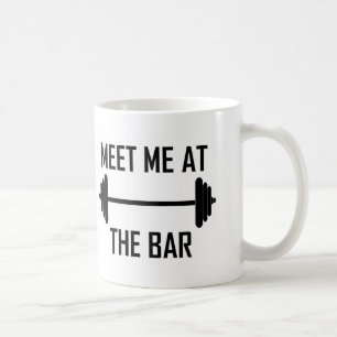Mug Rencontrez-moi à la citation drôle de barre