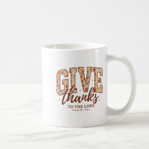 Mug Rendez Grâce au Seigneur, Automne Chrétien, Bible 