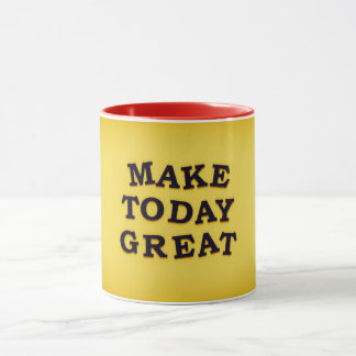 Mug Rendre aujourd'hui super" Musique de design