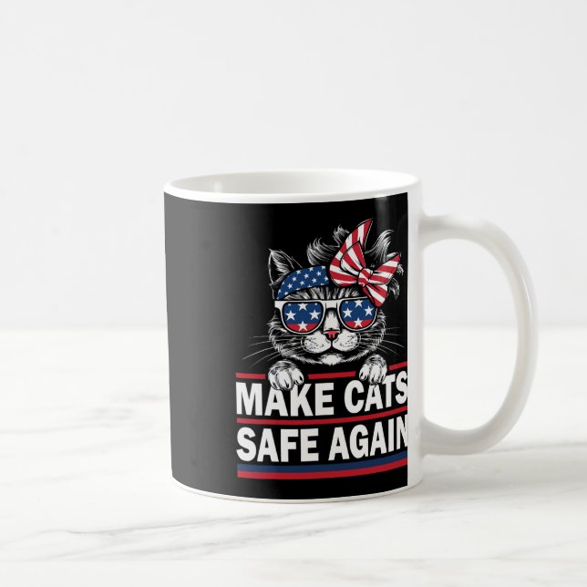 Mug Rendre les chats en sécurité à nouveau Drôle Amour (Droite)
