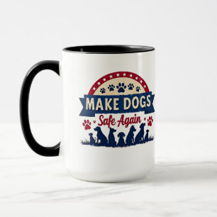 Mug Rendre les chiens sûrs à nouveau Trump Election