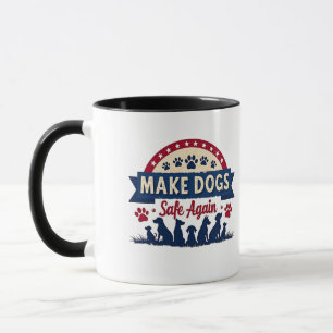 Mug Rendre les chiens sûrs à nouveau Trump Election