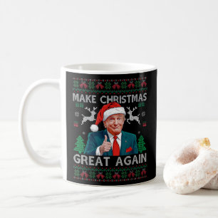 Mug Rendre Noël super à nouveau amusant Trump Noël