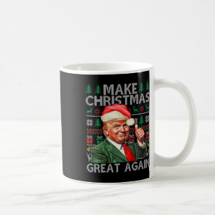 Mug Rendre Noël super à nouveau amusant Trump Xmas Sno