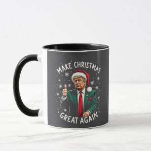 Mug Rendre Noël super à nouveau moche Noël Sweat Trump