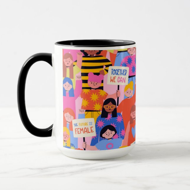 Mug Renforcement de la résistance des femmes (Gauche)