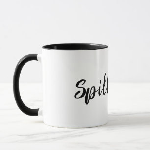 Mug Renversez le thé dans le noir