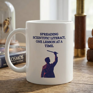 Mug Répandre les connaissances scientifiques une leçon