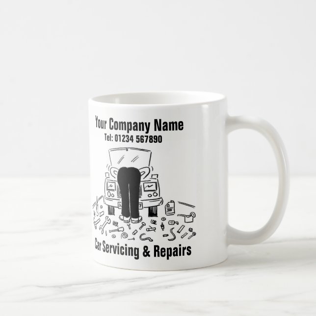 Mug Réparations et entretien de voitures dans un garag (Droite)