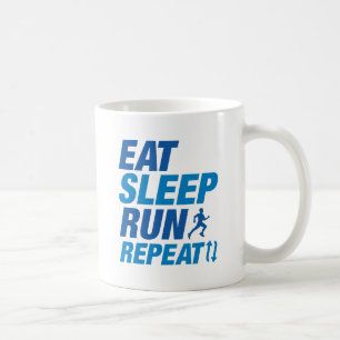Mug Répéter la course de sommeil