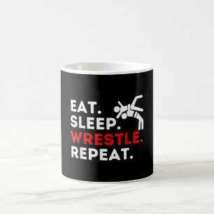 Mug Répéter la lutte du sommeil - Lutte amusante et