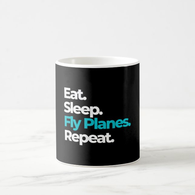Mug Répéter les plans de vol du sommeil pour les pilot (Centre)