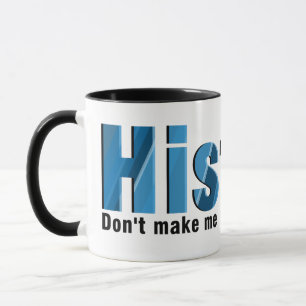 Mug Répéter l'historique bleu