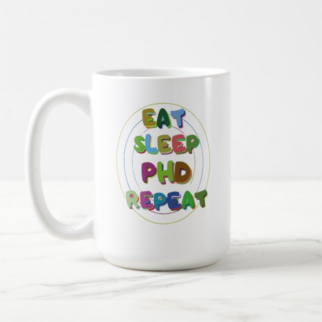 Mug Répétition PHD du sommeil (Gauche)
