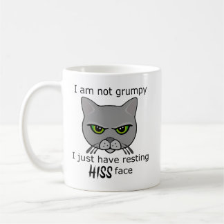 Mug Repose Hiss Face Gray Chat - Avantages PACR