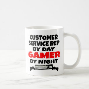 Mug Représentant du service à la clientèle Gamer