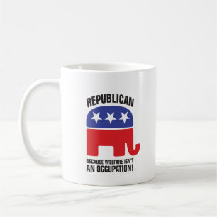 Mug Républicain - puisque l'aide sociale n'est pas une