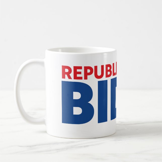 Mug Républicains pour la bouillie de café de Biden (Gauche)