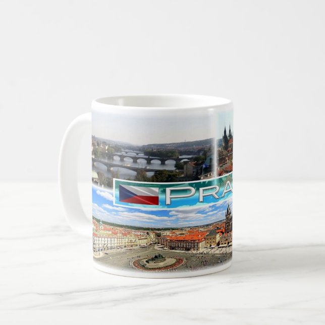 Mug République tchèque - Prague - Prag - Praha - (Devant gauche)