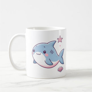Mug Requin jouant avec le charme de l'océan gras