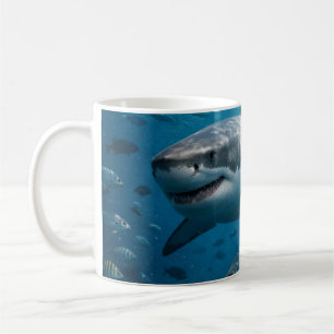 Mug Requin majestueux dans le bleu profond
