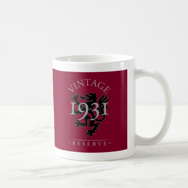 Mug Réservation vintage 1931 (Droite)