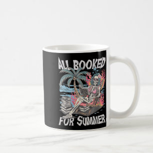 Mug Réservé pour l'été Squelette de plage drôle de lec