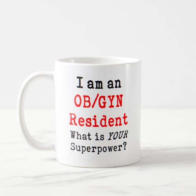 Mug Résident du travail/du gyn (Gauche)
