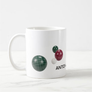 Mug Résistance moderne réaliste Bocce Balls personnali