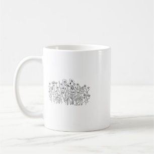 Mug Résiste subtilement Fleur Botanique Protestation L