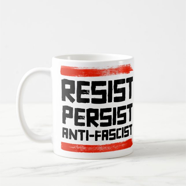 MUG RÉSISTER À PERSISTER ANTI-FASCISTE (Gauche)
