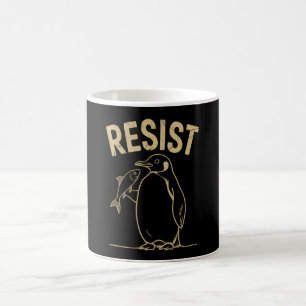 Mug Résister aux activistes des pingouins Manifestatio