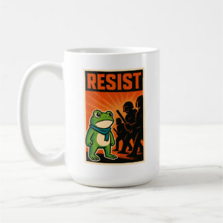Mug résister grenouille, résistance grenouille, portla
