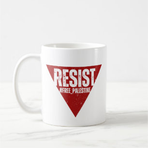 Mug Résistez au mot avec résistance inversée au triang