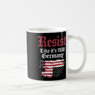 Mug Résistez comme c'est 1938 Allemagne Drapeau améric