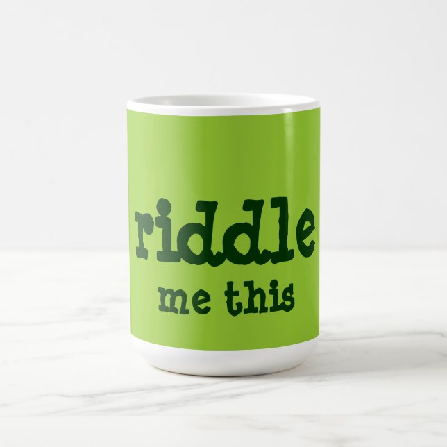 Mug résolvez-moi ceci (Centre)