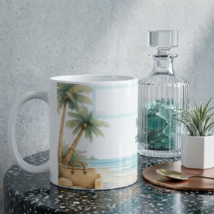 Mug Résort de plage moderne doux et calme esthétique c