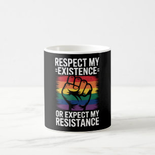 Mug Respectez Mon Existence Ou Attendez-Vous À Ma Rési